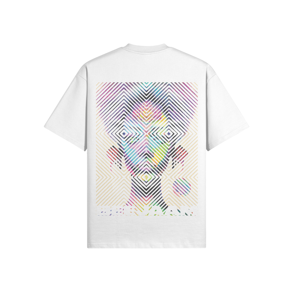 No.2002 | LIVING SQUARES | UNISEX | OVERSIZED TEE | LIMITED EDITION