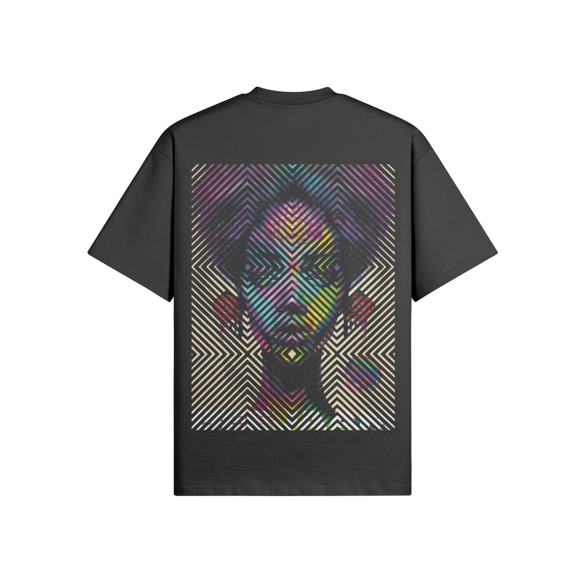 No.2002 | LIVING SQUARES | UNISEX | OVERSIZED TEE | LIMITED EDITION