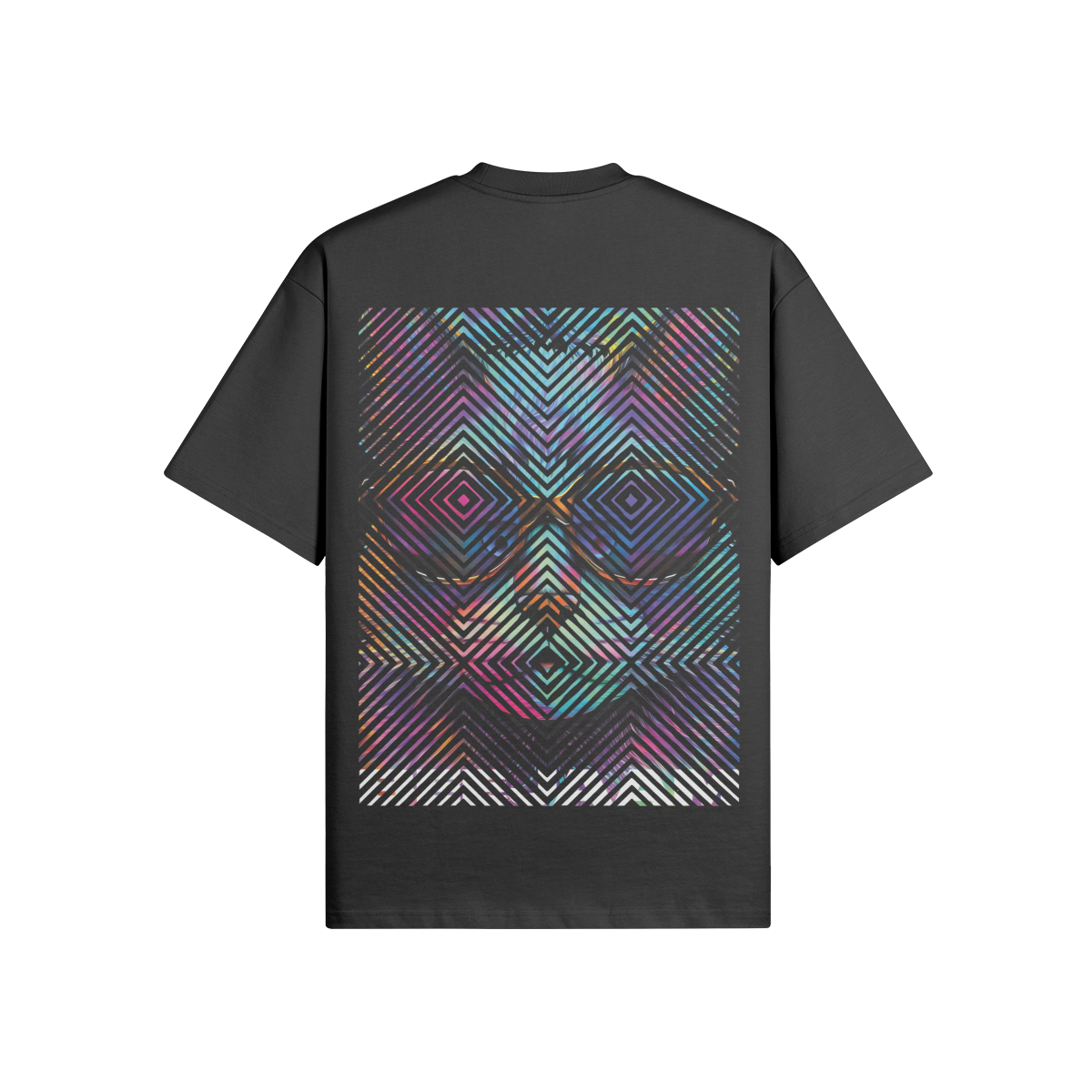 No.2008 | LIVING SQUARES | UNISEX | OVERSIZED TEE | LIMITED EDITION