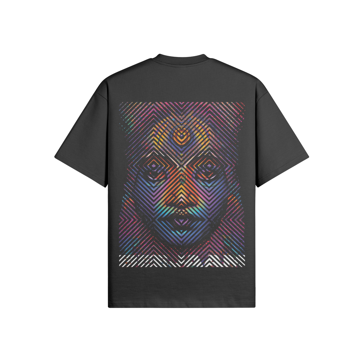 No.2004 | LIVING SQUARES | UNISEX | OVERSIZED TEE | LIMITED EDITION