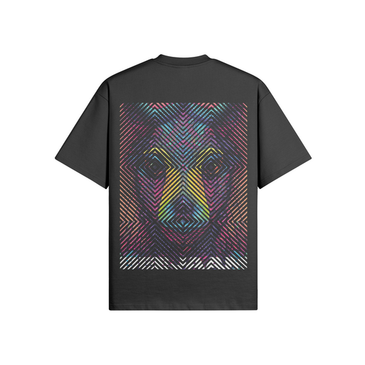 N°2006 | CARRÉS VIVANTS | UNISEXE | T-SHIRT SURDIMENSIONNÉ | ÉDITION LIMITÉE
