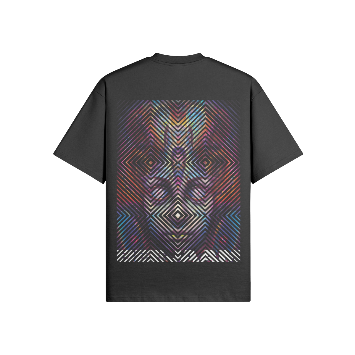 N°2005 | CARRÉS VIVANTS | UNISEXE | T-SHIRT SURDIMENSIONNÉ | ÉDITION LIMITÉE