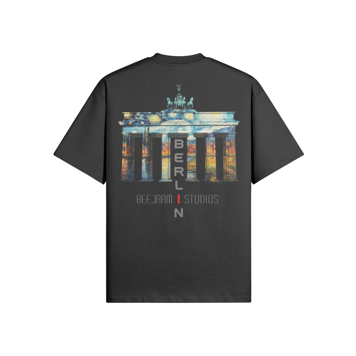 No.7003 | THE LIGHTS OF BRANDENBURG GATE | OVERSIZED TEE | UNISEX | LIMITED EDITION