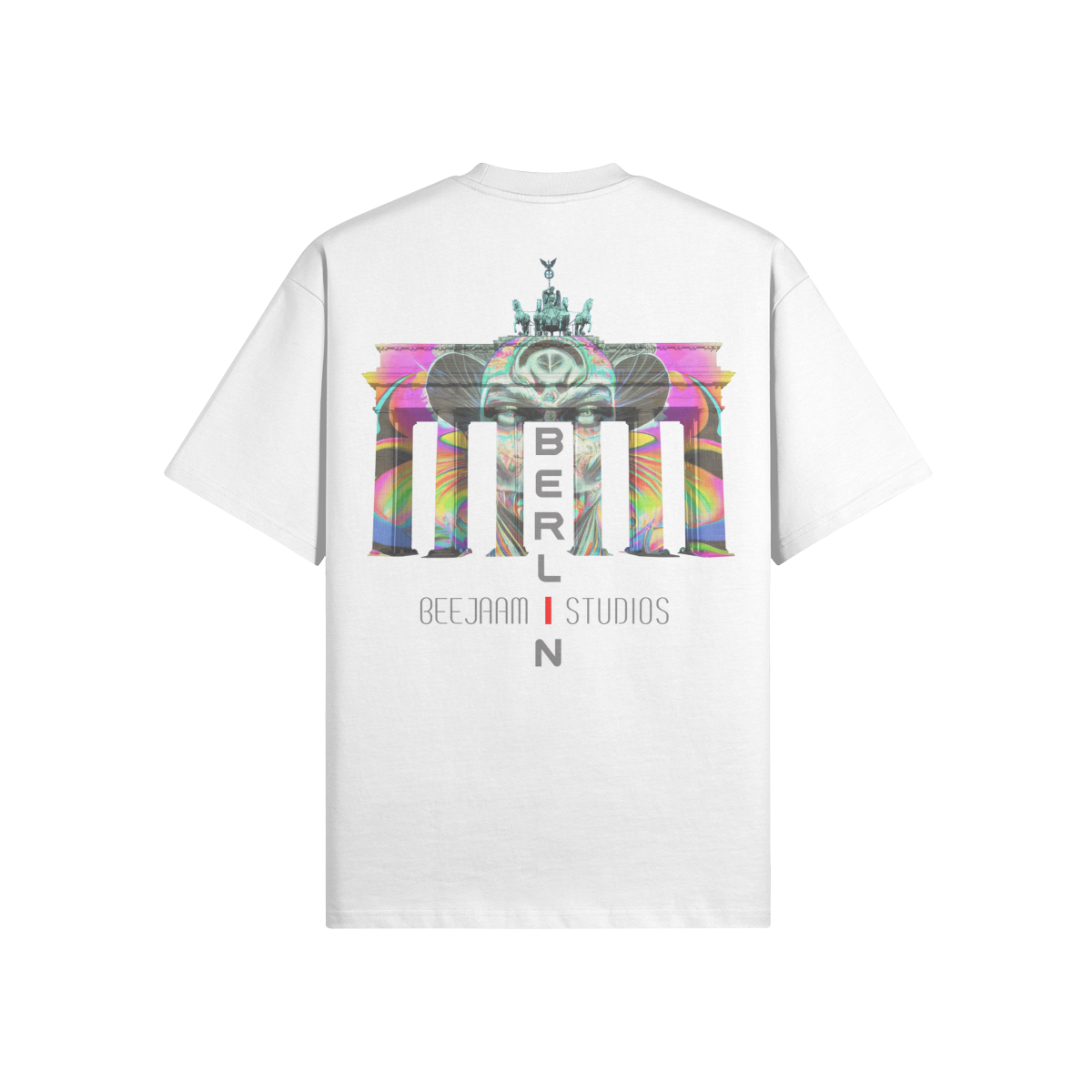 Nr. 7014 | DIE LICHTER DES BRANDENBURGER TOR | ÜBERGRÖSSE T-SHIRT | UNISEX | LIMITIERTE AUFLAGE