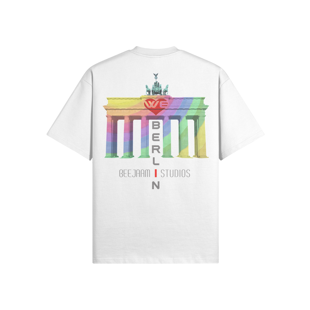 Nr. 7016 | DIE LICHTER DES BRANDENBURGER TOR | OVERSIZED T-SHIRT | UNISEX | LIMITIERTE AUFLAGE