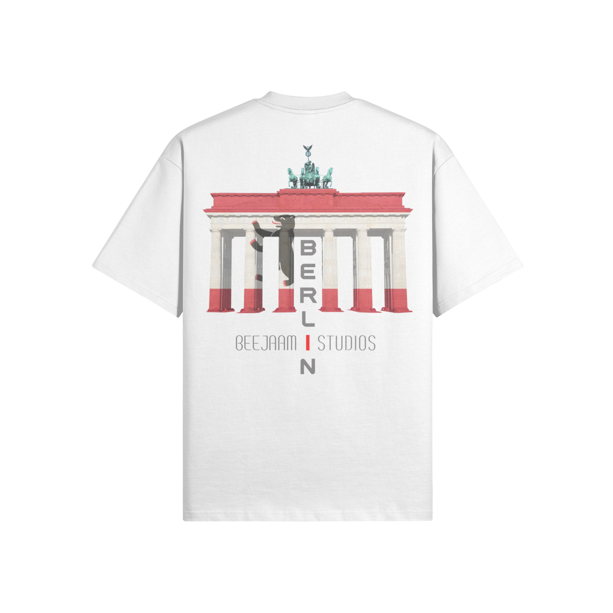 Nr. 7018 | DIE LICHTER DES BRANDENBURGER TOR | ÜBERGRÖSSE T-SHIRT | UNISEX | LIMITIERTE AUFLAGE