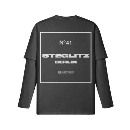 Nr.8044 | STEGLITZ | URBAN UTOPIA | LANGARMSHIRT MIT SCHICHTEN | UNISEX