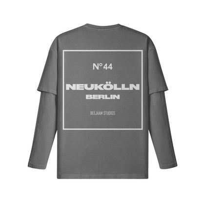 Nr.8046 | NEUKÖLLN | URBAN UTOPIA | LANGARMSHIRT MIT SCHICHTEN | UNISEX