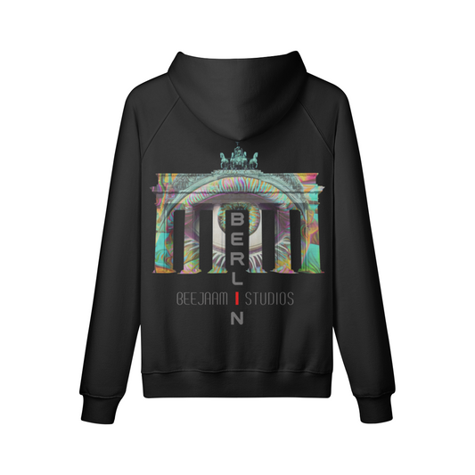 N°7104 | LES LUMIÈRES DE LA PORTE DE BRANDENBOURG | SWEAT À CAPUCHE SURDIMENSIONNÉ | UNISEXE | ÉDITION LIMITÉE