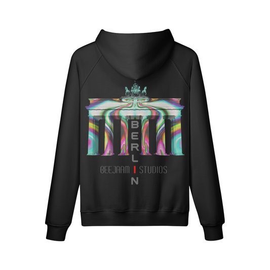N°7105 | LES LUMIÈRES DE LA PORTE DE BRANDENBOURG | SWEAT À CAPUCHE SURDIMENSIONNÉ | UNISEXE | ÉDITION LIMITÉE