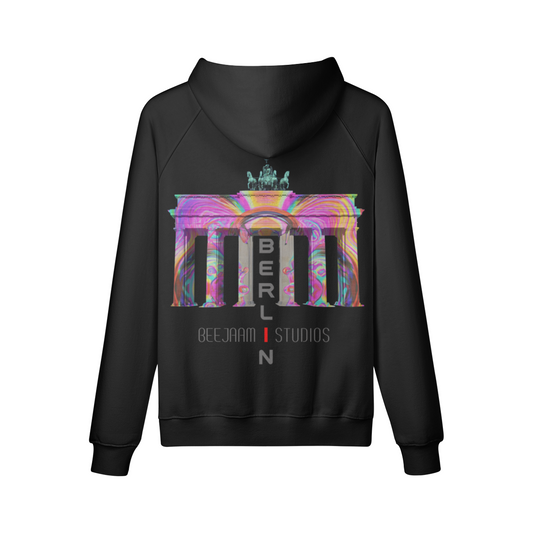 N°7107 | LES LUMIÈRES DE LA PORTE DE BRANDENBOURG | SWEAT À CAPUCHE SURDIMENSIONNÉ | UNISEXE | ÉDITION LIMITÉE