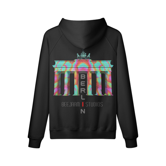 N°7108 | LES LUMIÈRES DE LA PORTE DE BRANDENBOURG | SWEAT À CAPUCHE SURDIMENSIONNÉ | UNISEXE | ÉDITION LIMITÉE