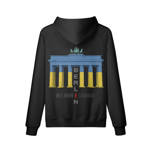 N°7112 | LES LUMIÈRES DE LA PORTE DE BRANDENBOURG | SWEAT À CAPUCHE SURDIMENSIONNÉ | UNISEXE | ÉDITION LIMITÉE