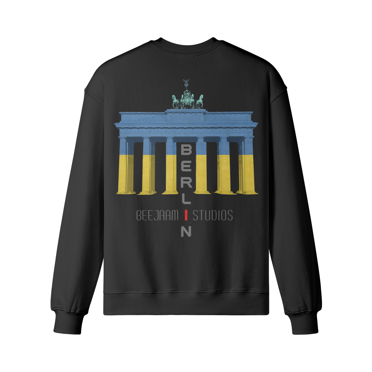 No.7212 | THE LIGHTS OF THE BRANDENBURG GATE | OVERSIZED SWEATSHIRT | UNISEX | LIMITED EDITION