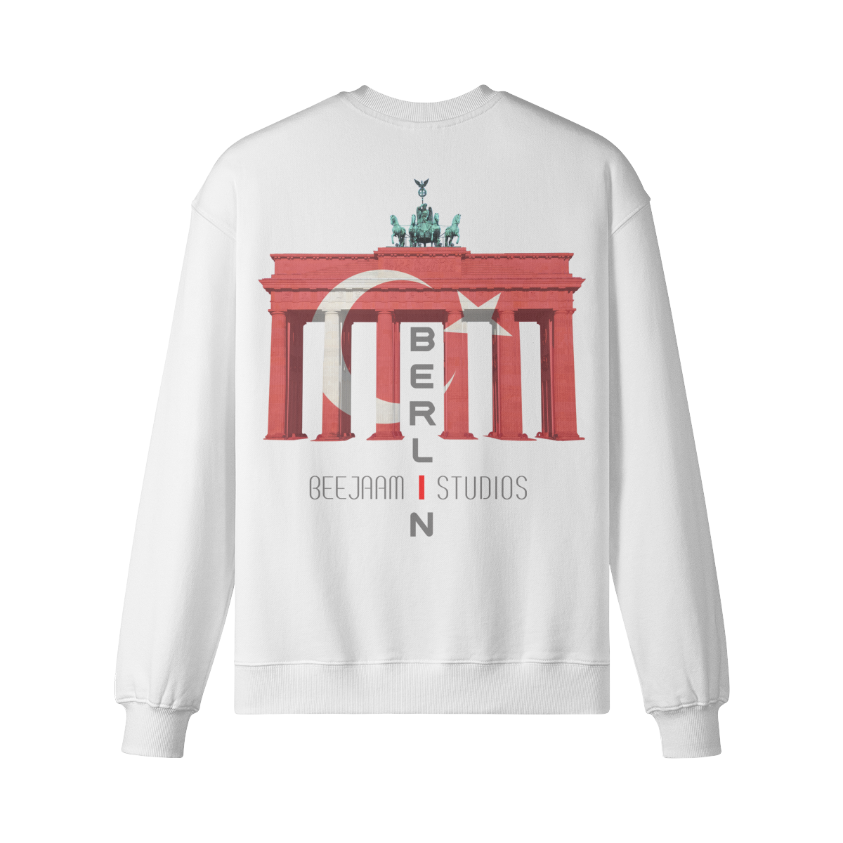 No.7214 | THE LIGHTS OF THE BRANDENBURG GATE | OVERSIZED SWEATSHIRT | UNISEX | LIMITED EDITION