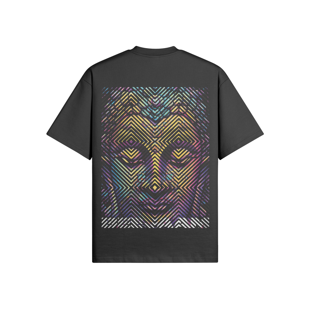 No.2001 | LIVING SQUARES | UNISEX | OVERSIZED TEE | LIMITED EDITION