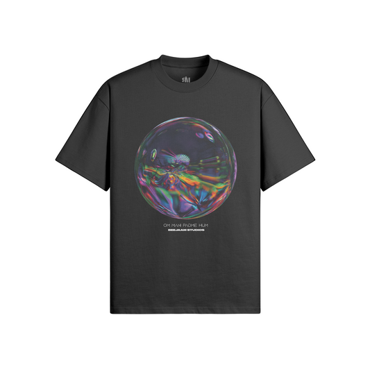 No.4004 | MANTRA GLOBES | OVERSIZED TEE | UNISEX | LIMITED EDITION