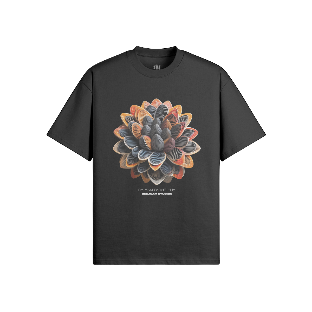 No.4006 | MANTRA GLOBES | OVERSIZED TEE | UNISEX | LIMITED EDITION