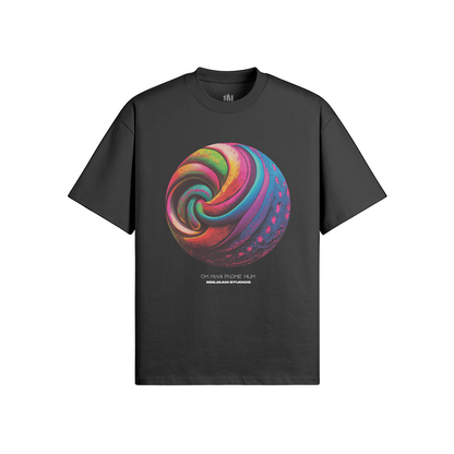 No.4003 | MANTRA GLOBES | OVERSIZED TEE | UNISEX | LIMITED EDITION