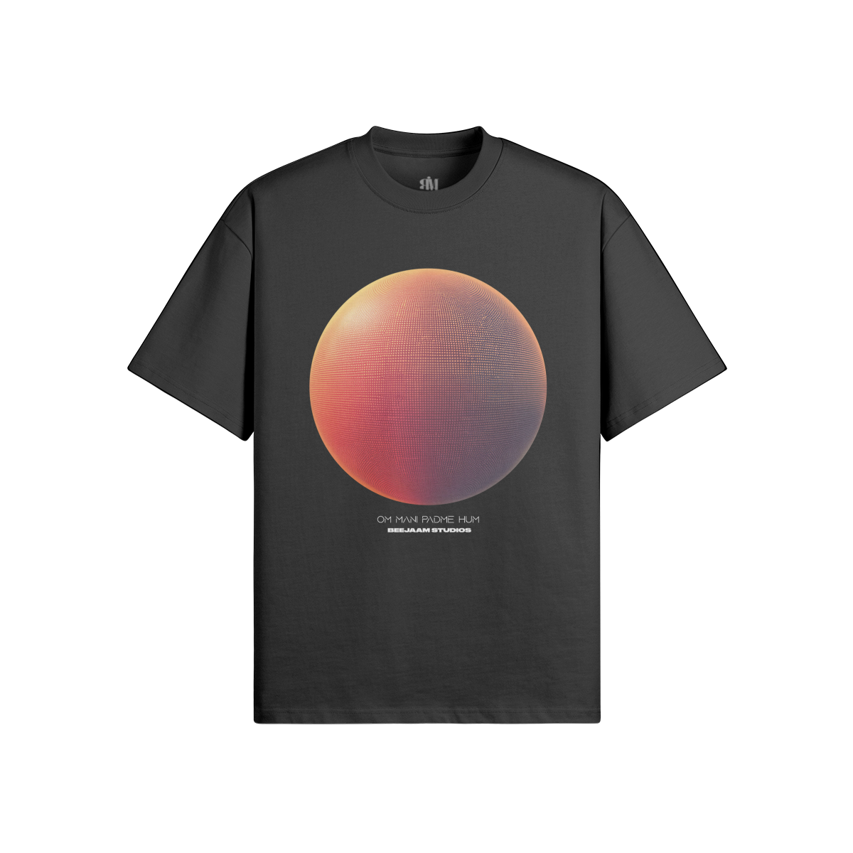 No.4011 | MANTRA GLOBES | OVERSIZED TEE | UNISEX | LIMITED EDITION