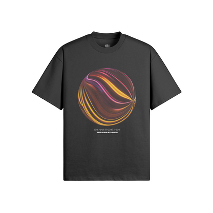 No.4014 | MANTRA GLOBES | OVERSIZED TEE | UNISEX | LIMITED EDITION