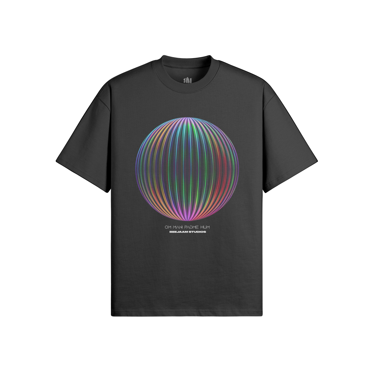 No.4018 | MANTRA GLOBES | OVERSIZED TEE | UNISEX | LIMITED EDITION