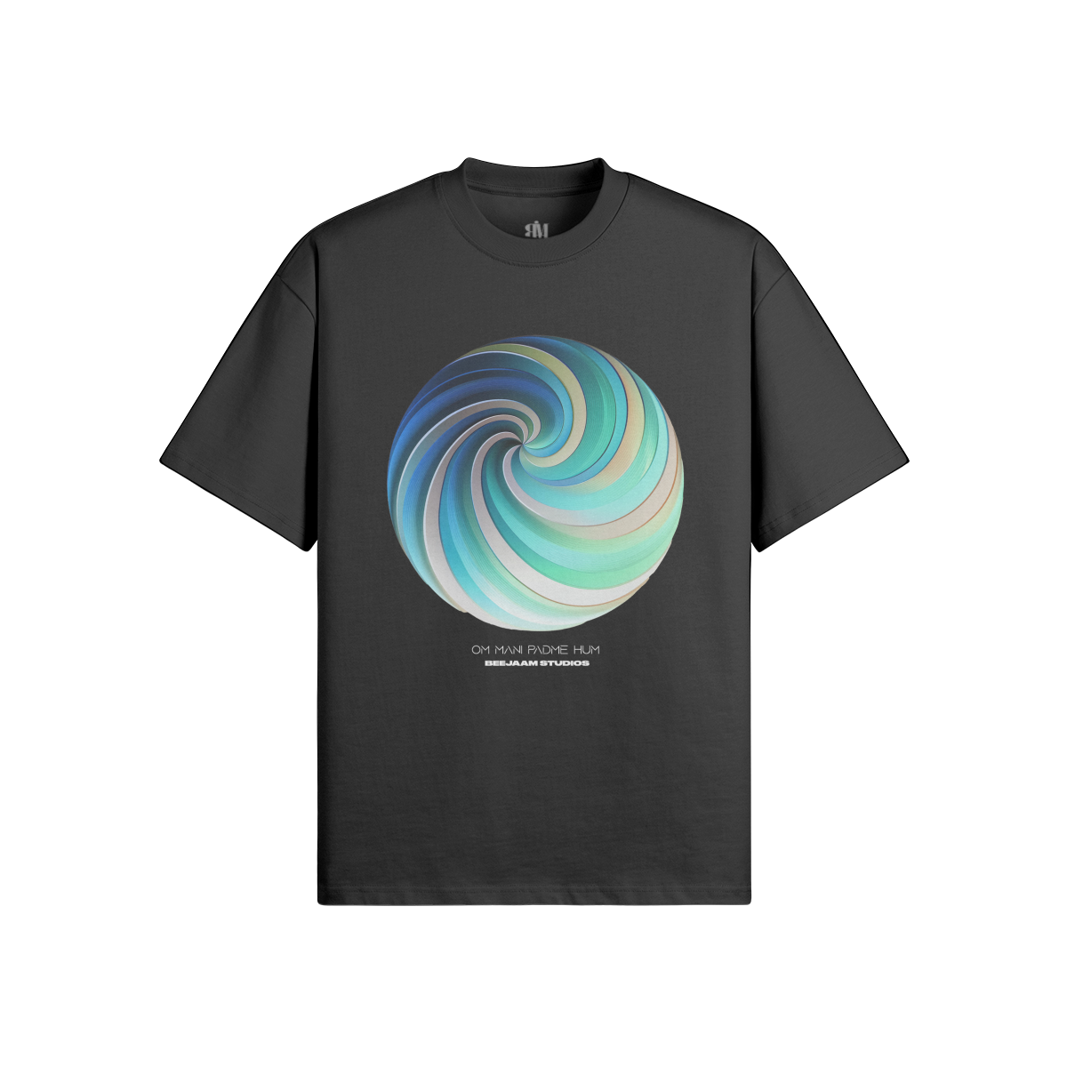 No.4013 | MANTRA GLOBES | OVERSIZED TEE | UNISEX | LIMITED EDITION