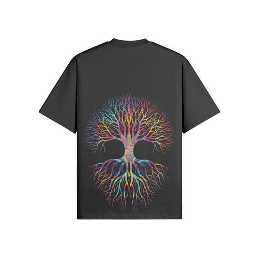 N°3010 | ARBRE DE L'APRÈS-VIE | UNISEXE | T-SHIRT SURDIMENSIONNÉ | ÉDITION LIMITÉE