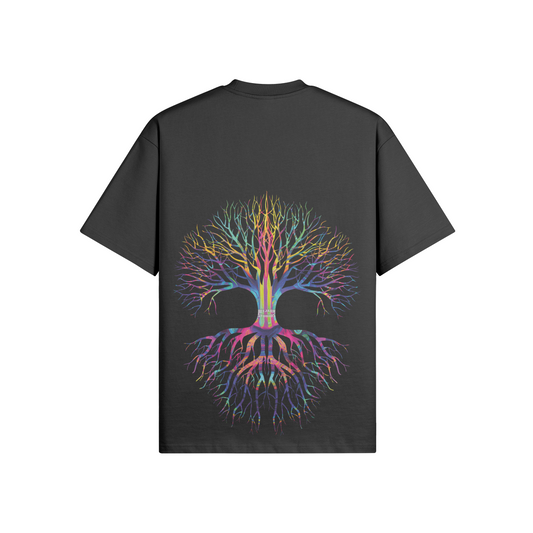 N°3011 | ARBRE DE L'APRÈS-VIE | UNISEXE | T-SHIRT SURDIMENSIONNÉ | ÉDITION LIMITÉE