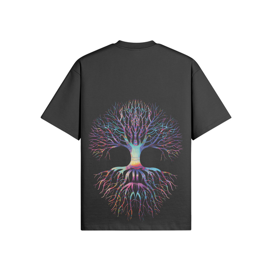N°3014 | ARBRE DE L'APRÈS-VIE | UNISEXE | T-SHIRT SURDIMENSIONNÉ | ÉDITION LIMITÉE