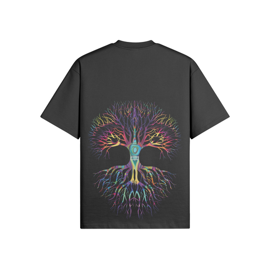 N°3015 | ARBRE DE L'APRÈS-VIE | UNISEXE | T-SHIRT SURDIMENSIONNÉ | ÉDITION LIMITÉE