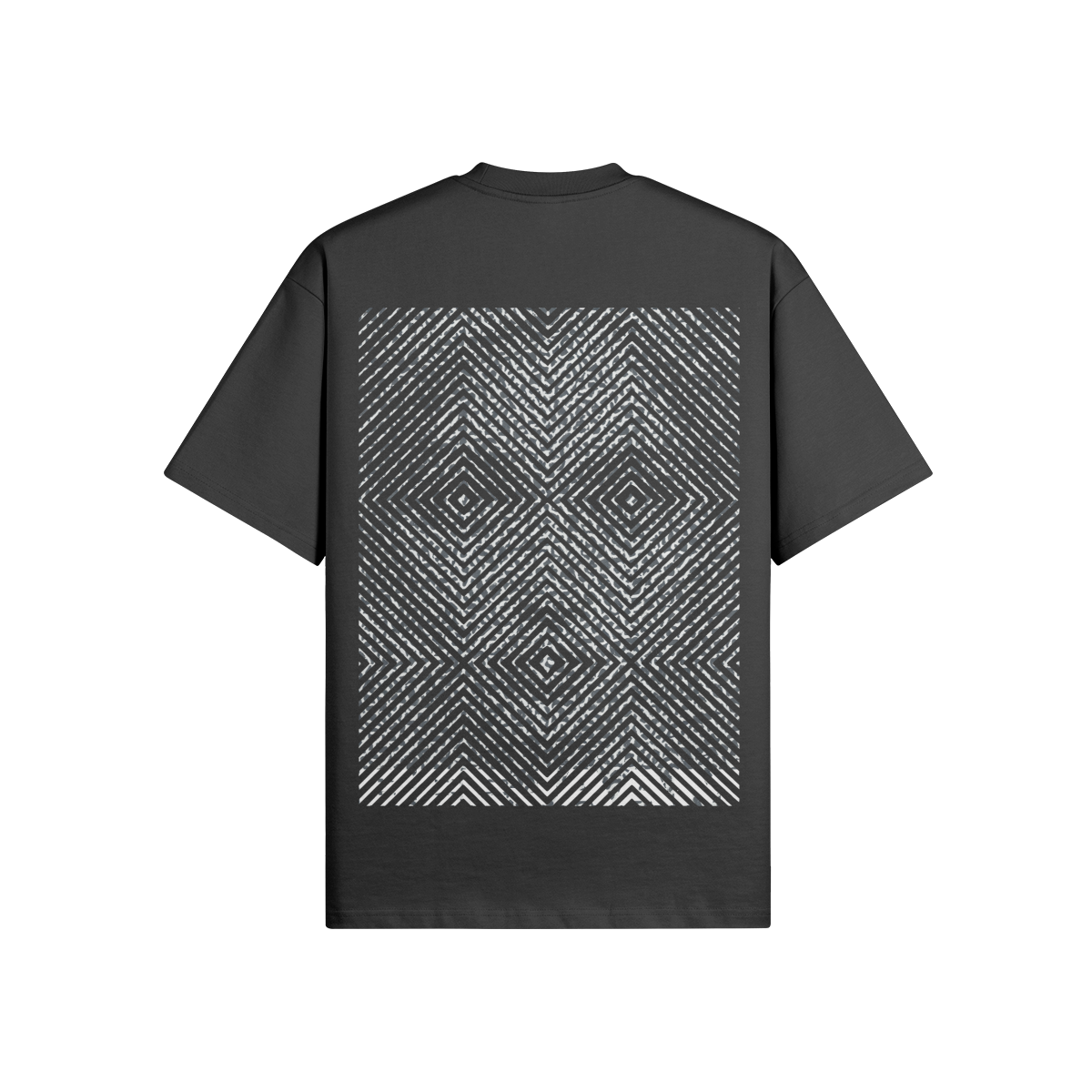 No.2033 | LIVING SQUARES | UNISEX | OVERSIZED TEE | LIMITED EDITION