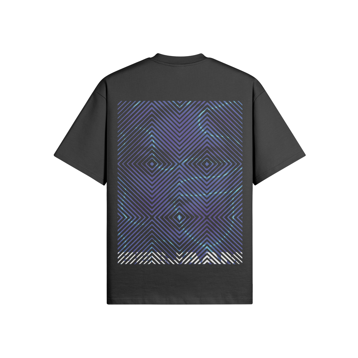 No.2032 | LIVING SQUARES | UNISEX | OVERSIZED TEE | LIMITED EDITION
