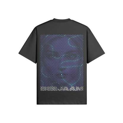No.2032 | LIVING SQUARES | UNISEX | OVERSIZED TEE | LIMITED EDITION