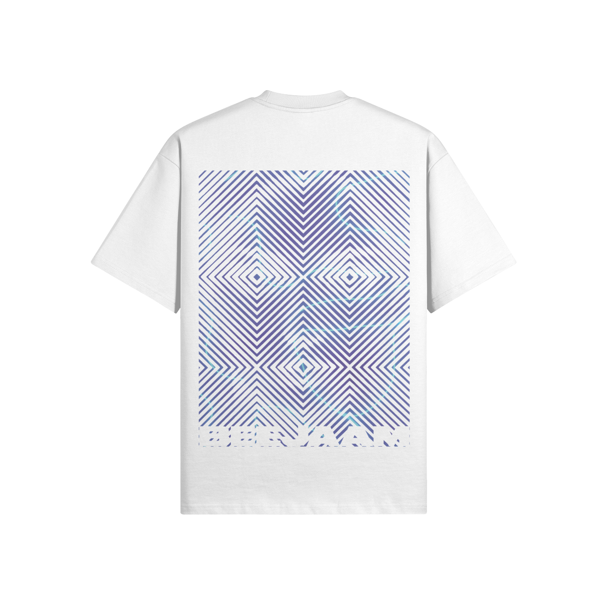 No.2032 | LIVING SQUARES | UNISEX | OVERSIZED TEE | LIMITED EDITION